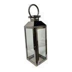 Polished Nickel Candle Lantern
