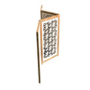 Whitewashed Carved Wood Screen