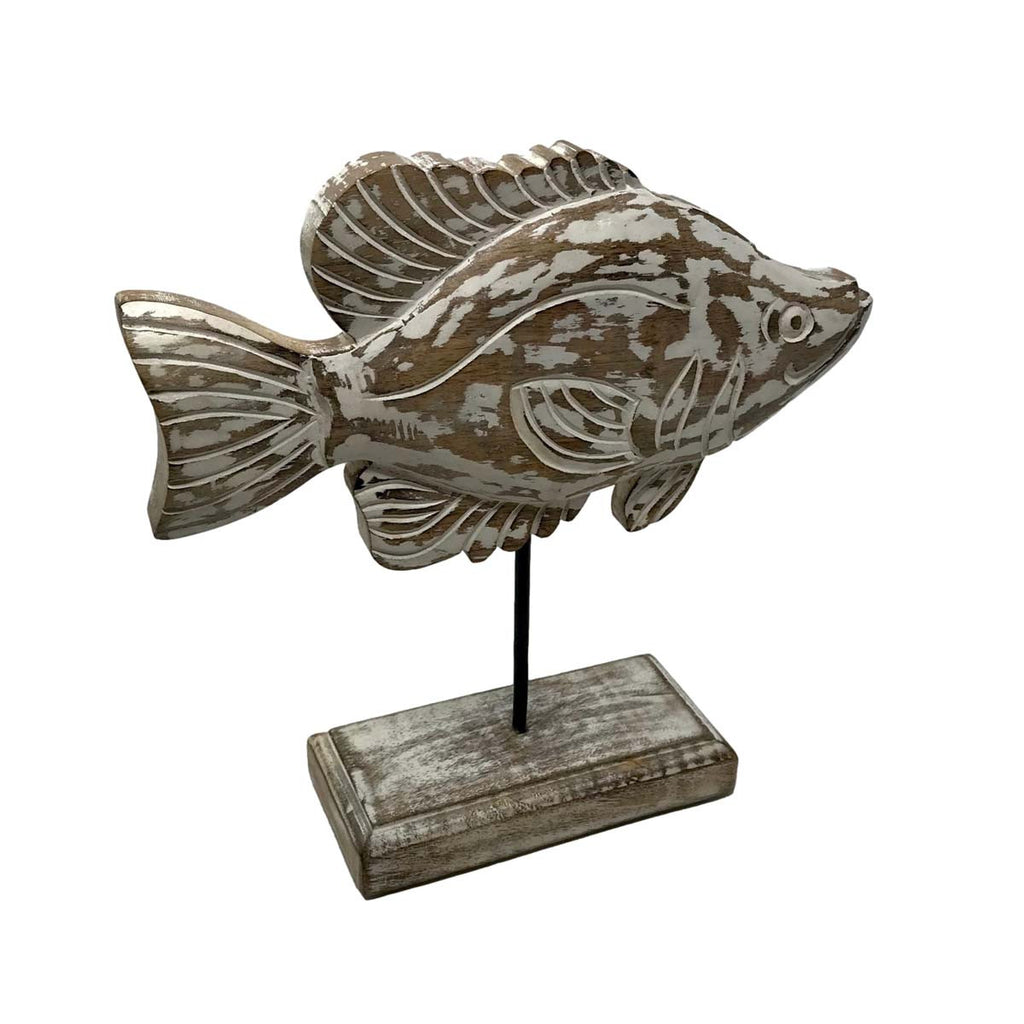 Fantail Carved Fish