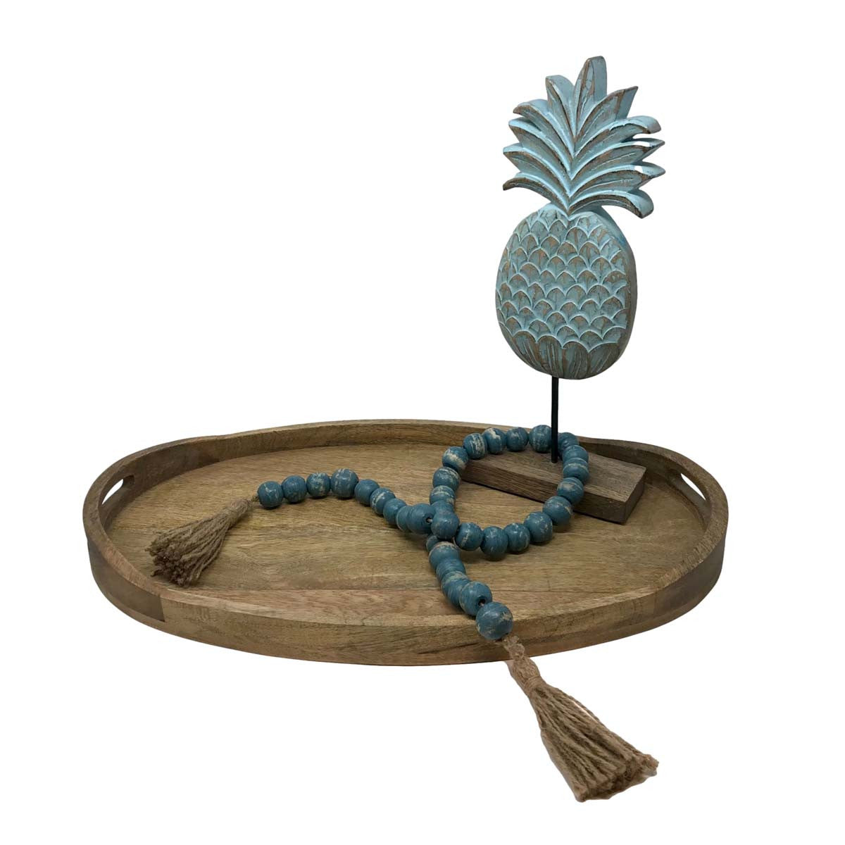 Carved Pineapple on Stand