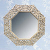 Seaside Floral Whitewashed Mirror