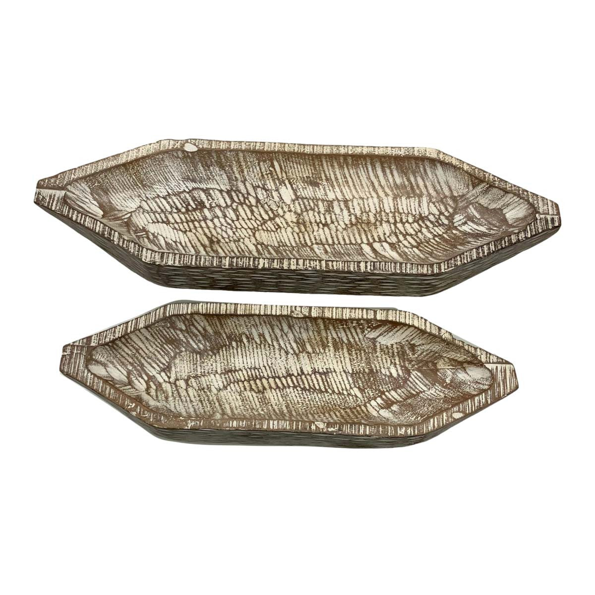 Havanah Eucalyptus Canoe Bowls - Set of 2