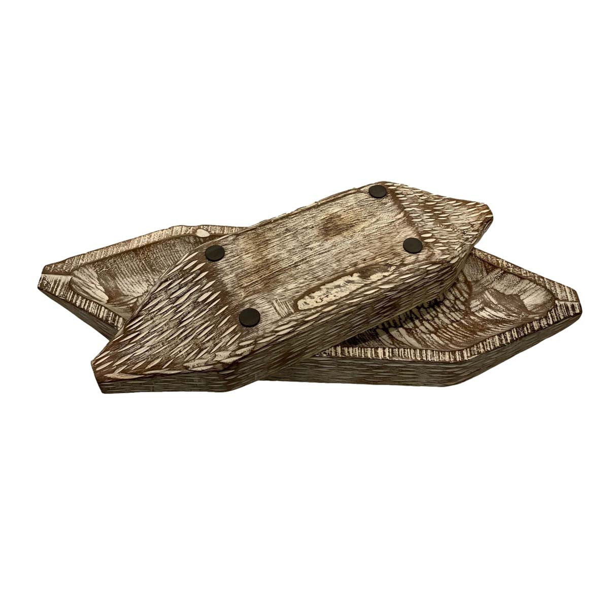 Havanah Eucalyptus Canoe Bowls - Set of 2