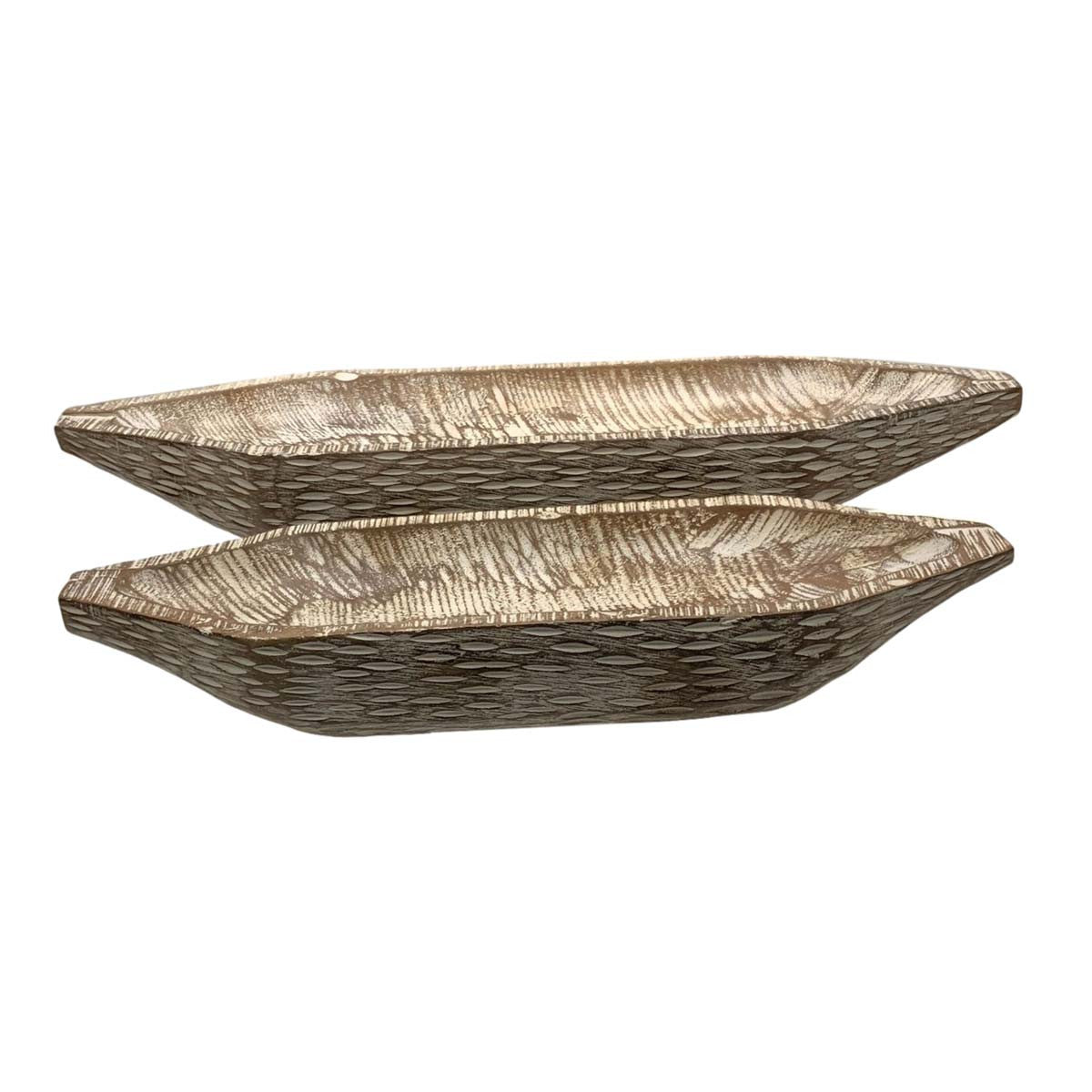Havanah Eucalyptus Canoe Bowls - Set of 2