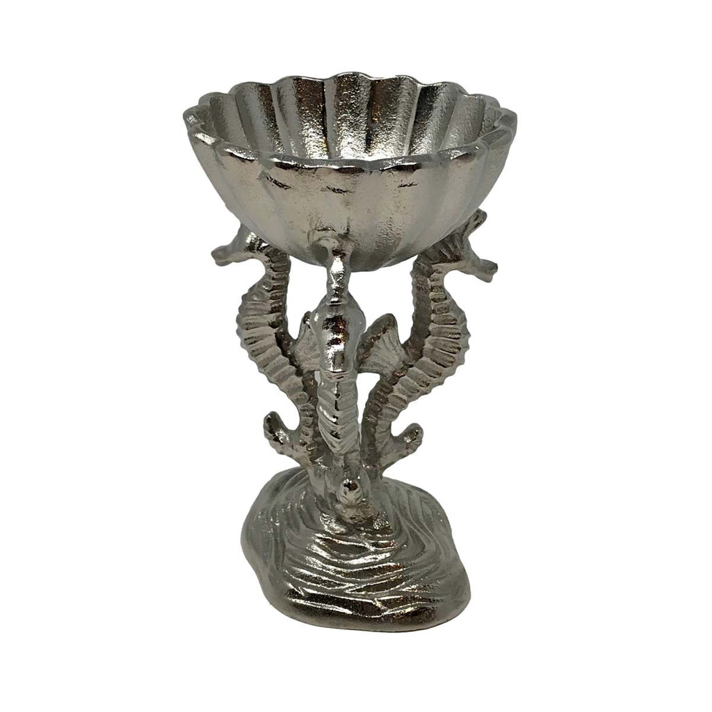 Seahorse Duo Pedestal Bowl