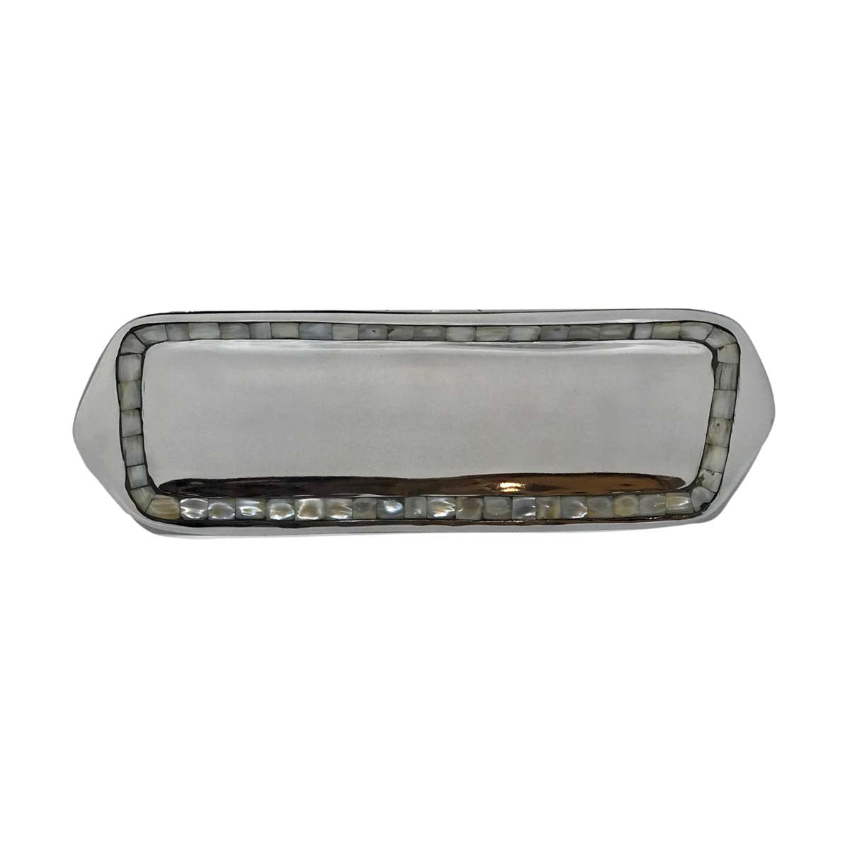 Pearly Aluminum Serving Tray