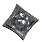 Flared Pearly Aluminum Serving Tray