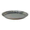 Pearly Aluminum Round Serving Tray