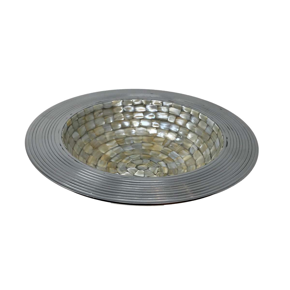 Pearly Mosaic Serving Bowl