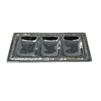 Pearly Divided Serving Tray