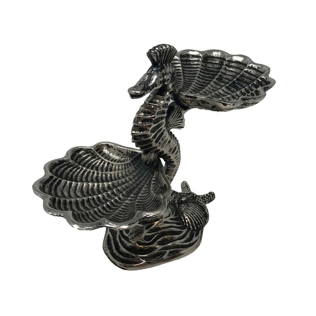 Seahorse & Clam Shell Serving Dish