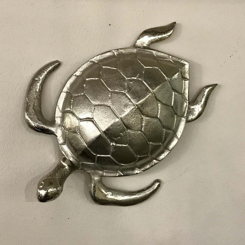 Aluminum Swimming Turtle Garden Art