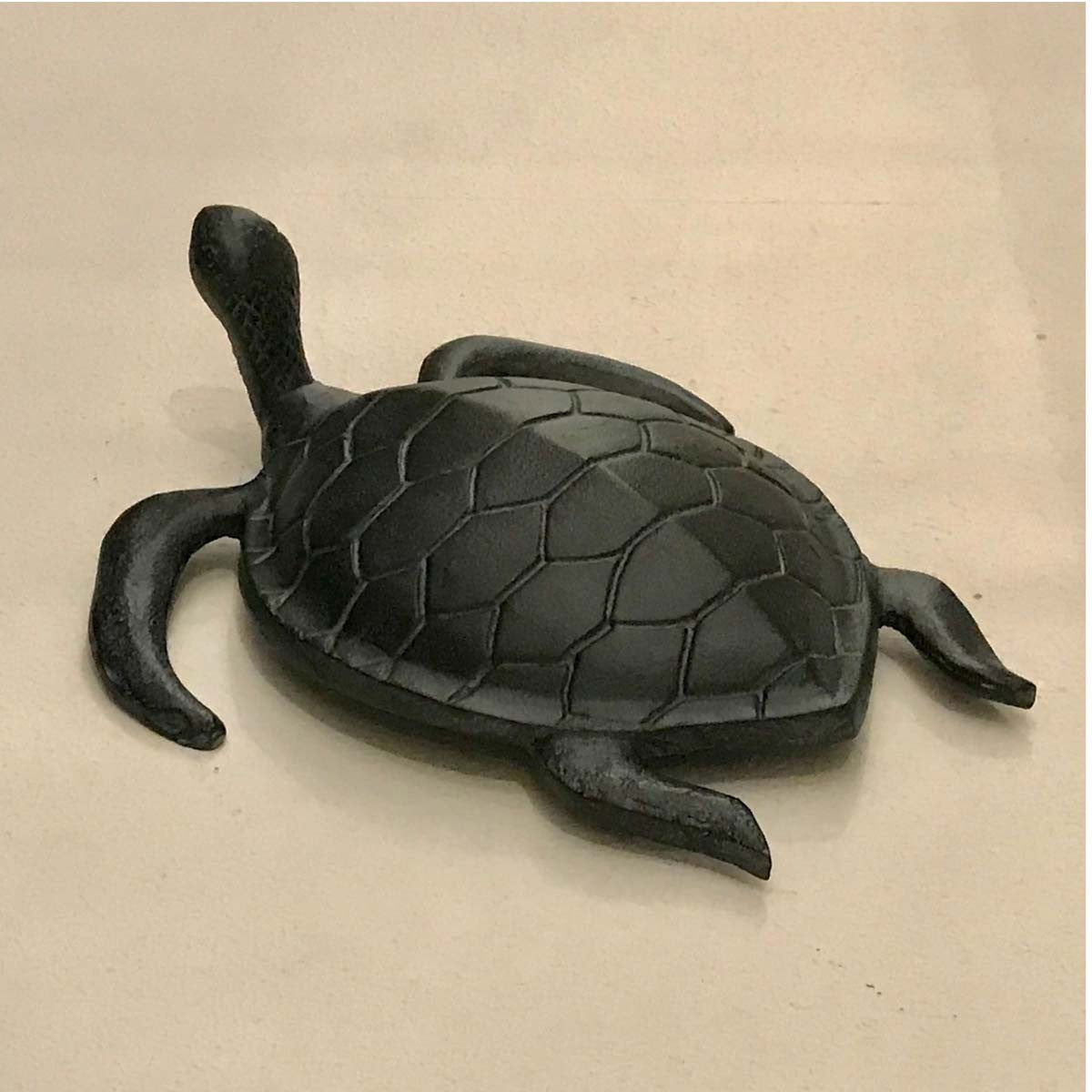 Patina Swimming Turtle Garden Art