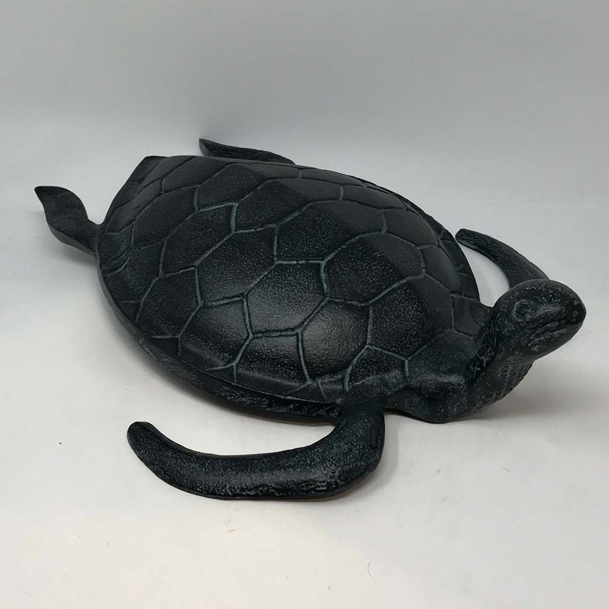 Patina Swimming Turtle Garden Art