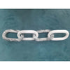 White & Gray Marble Oval Chains
