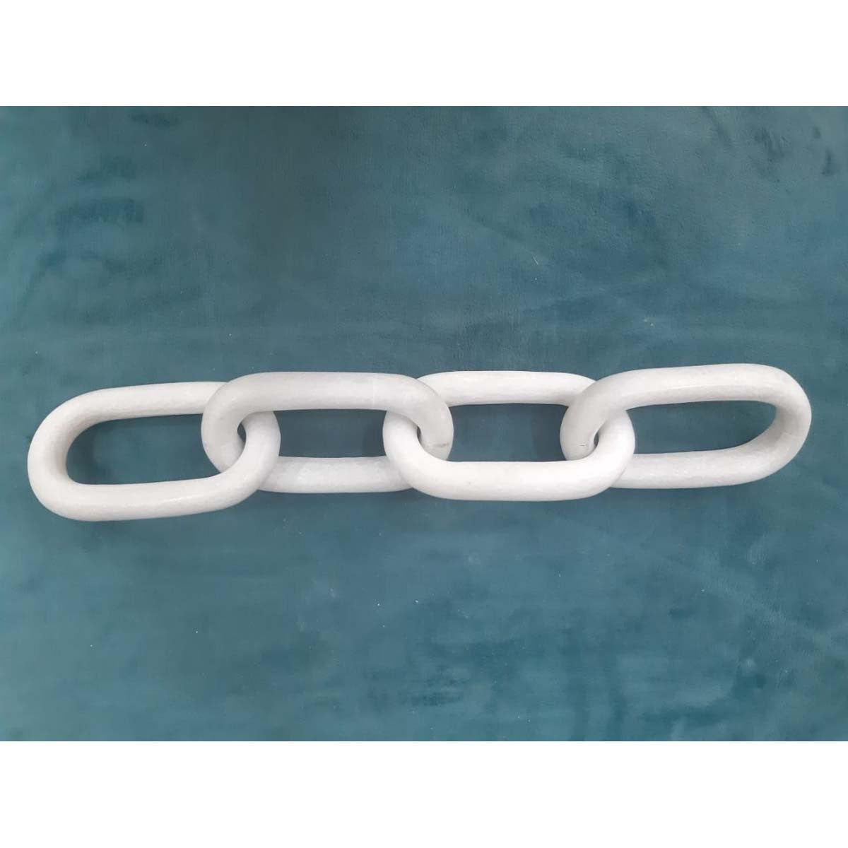 White Marble Oval Chains