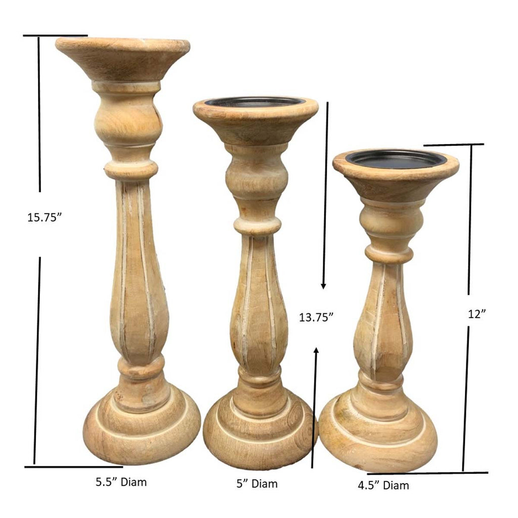 Riverbank Candle Holders - Set of 3
