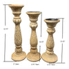 Beachwood Candle Holders - Set of 3