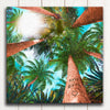 Palm Canopy Personalized Stretched Canvas Art - Small