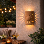 Heritage Clay Natural Light Cover with Turtle