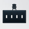 Adirondack Chair Quadruple Switch Cover