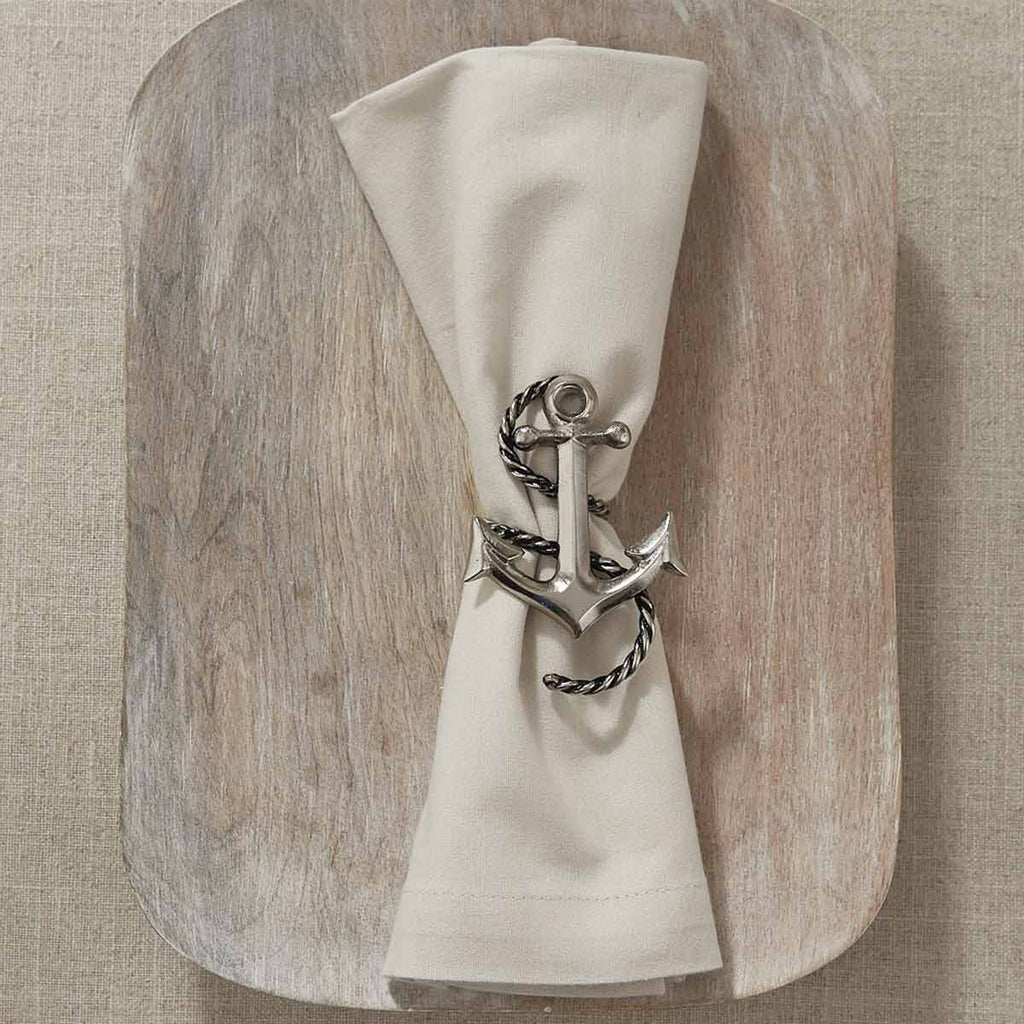 Anchor Napkin Rings - Set of 4