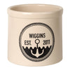 Anchor Personalized Established Crock - Black