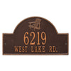 Antique Copper Personalized Adirondack Arch Plaque