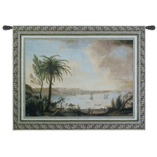 View of Naples Wall Tapestry