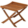 Teak Folding Stool