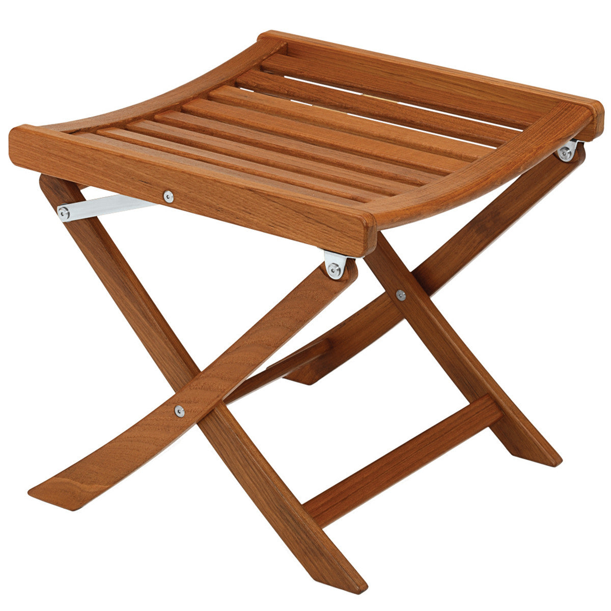Teak Folding Stool
