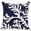Barrier Reef Navy Indoor/Outdoor Pillow