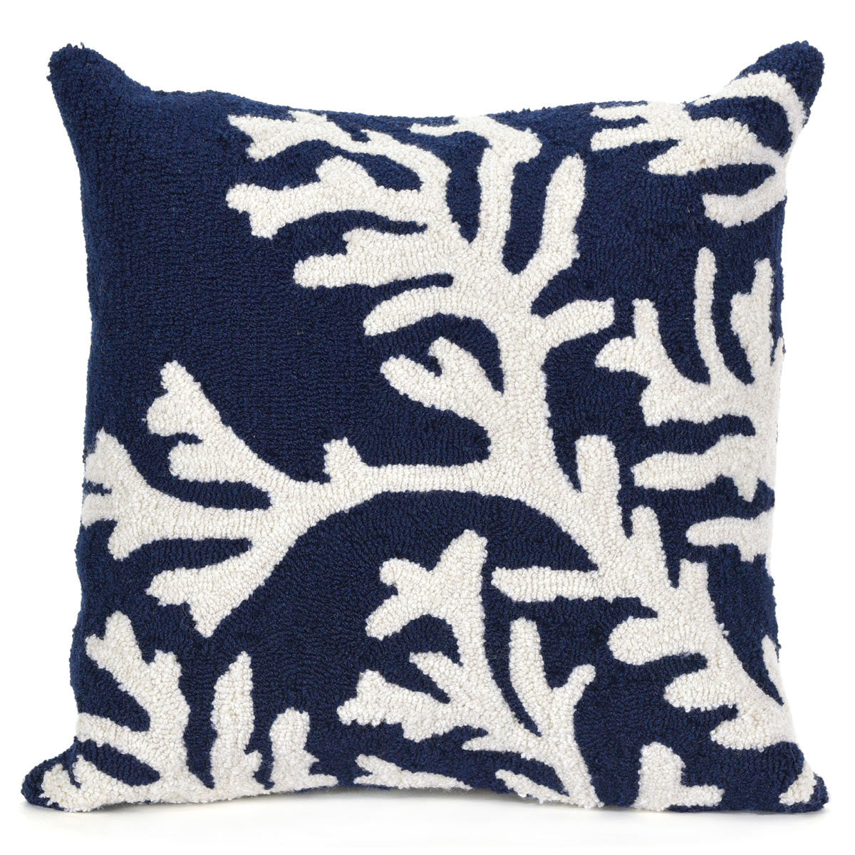 Barrier Reef Navy Indoor/Outdoor Pillow