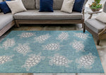 Marisol Bay Aqua Indoor/Outdoor Rug - 7 x 9 - OUT OF STOCK UNTIL 11/02/2026