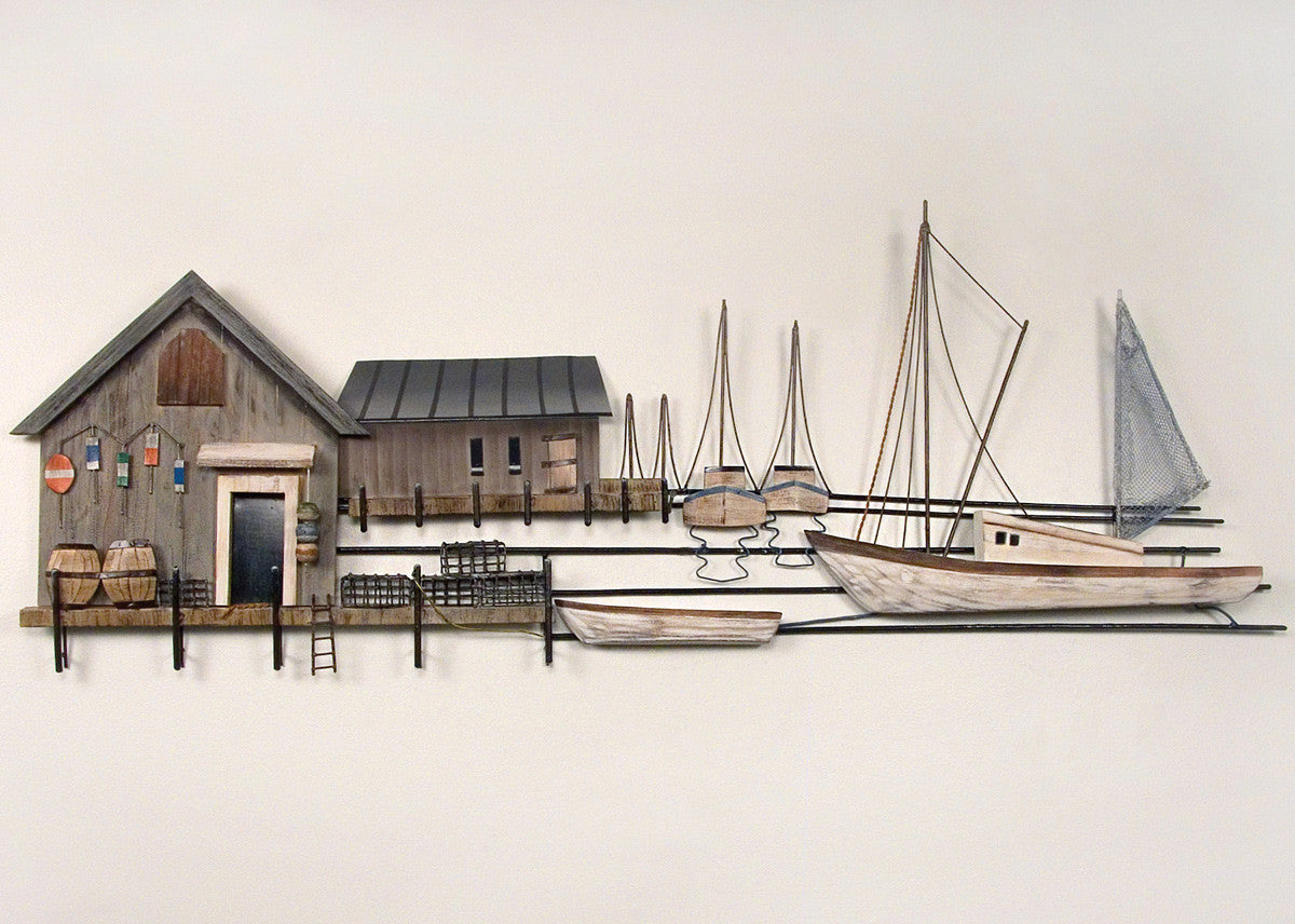 Fishing Village Wall Hanging