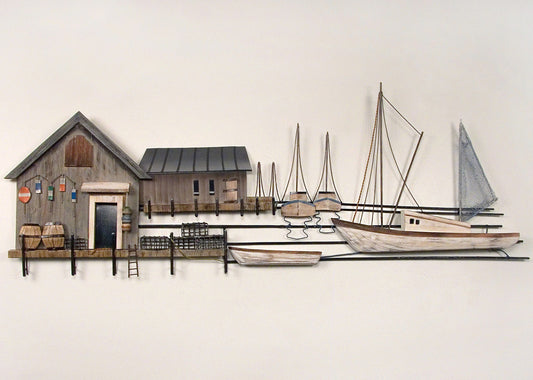 Fishing Village Wall Hanging