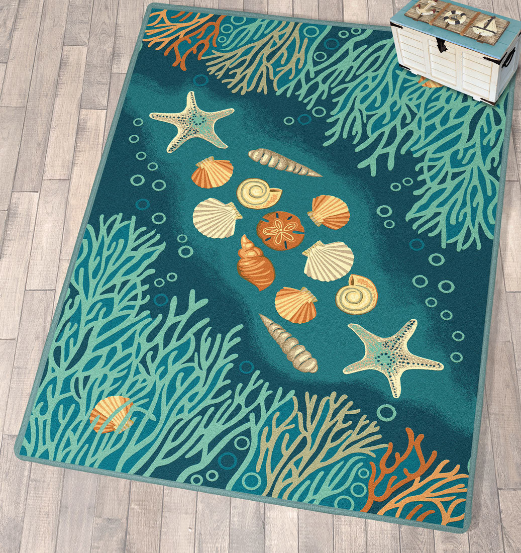 Coral Cove Rug - 5 x 8
