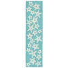 Starfish Sea Blue Indoor/Outdoor Rug - 2 x 8