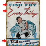 Fish Fry Personalized Sign - 17 x 23