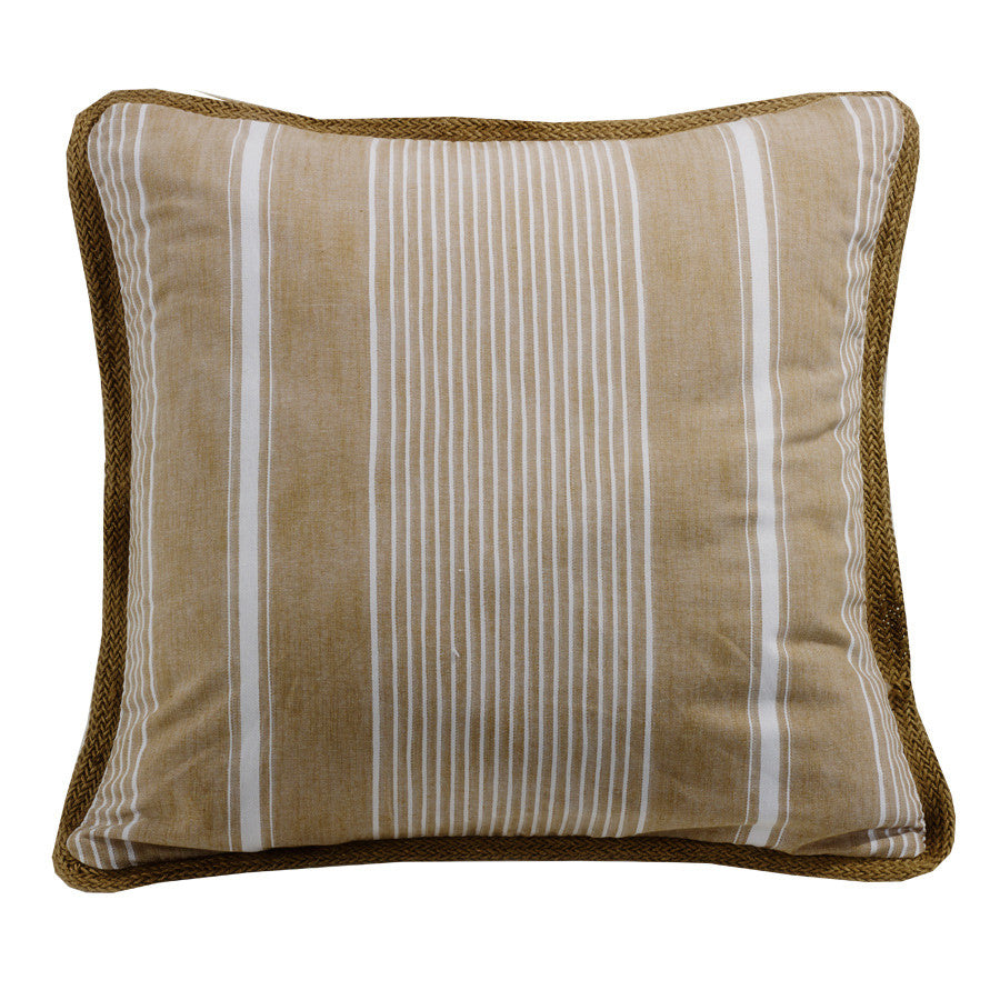 Newport Reversible Striped Euro Sham with Trim