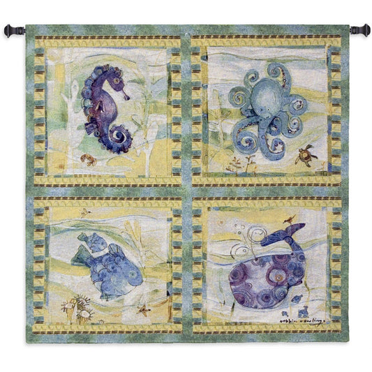 Playful Sea Wall Tapestry