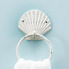 Whitewater Shell Cast Iron Towel Ring - OUT OF STOCK