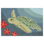 Frontporch Sea Turtle Ocean Rug Collection