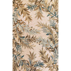 Sparta Ivory Tropical Branches Rug - 5 x 8