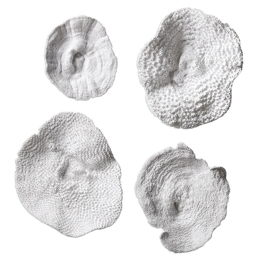 Sea Coral Wall Art - Set of 4