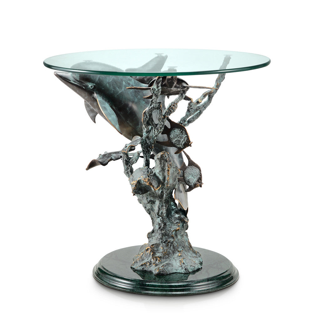 Dolphin Seaworld End Table - OUT OF STOCK UNTIL 07/07/2026