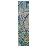 Waterside Blue Palms Rug - 3 x 10 - OUT OF STOCK UNTIL 10/14/2026