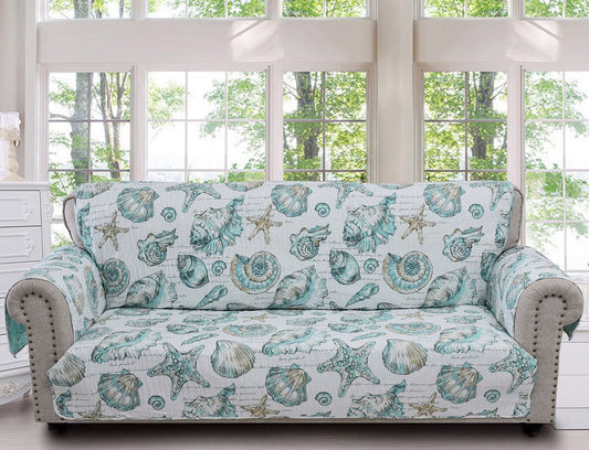 Seaside Memories Sofa Protector - OVERSTOCK