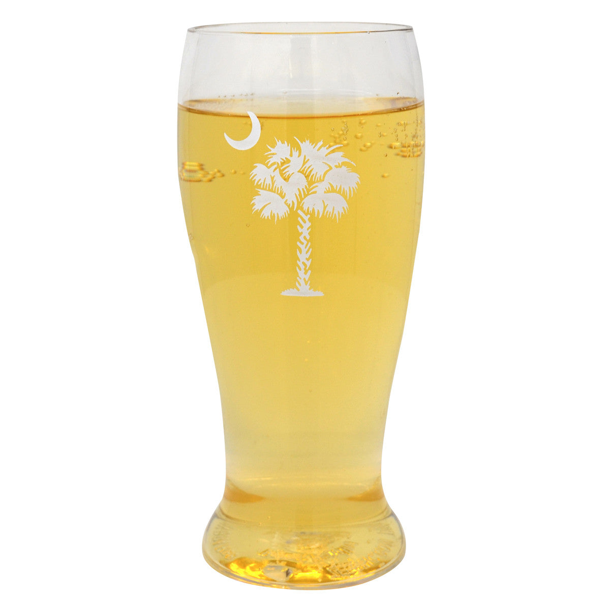 White Palm and Moon Beer Tumblers - Set of 4