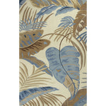 Havana Ivory and Blue Rainforest Rug - 3 x 4